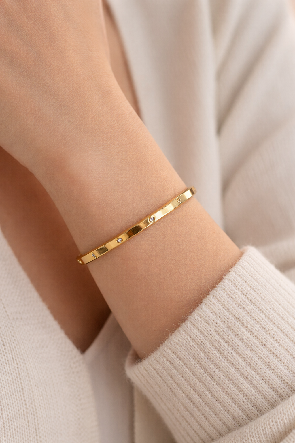 Crystal Accent Bangle