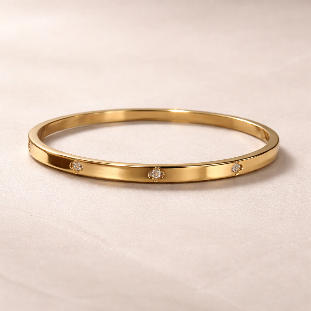 Crystal Accent Bangle