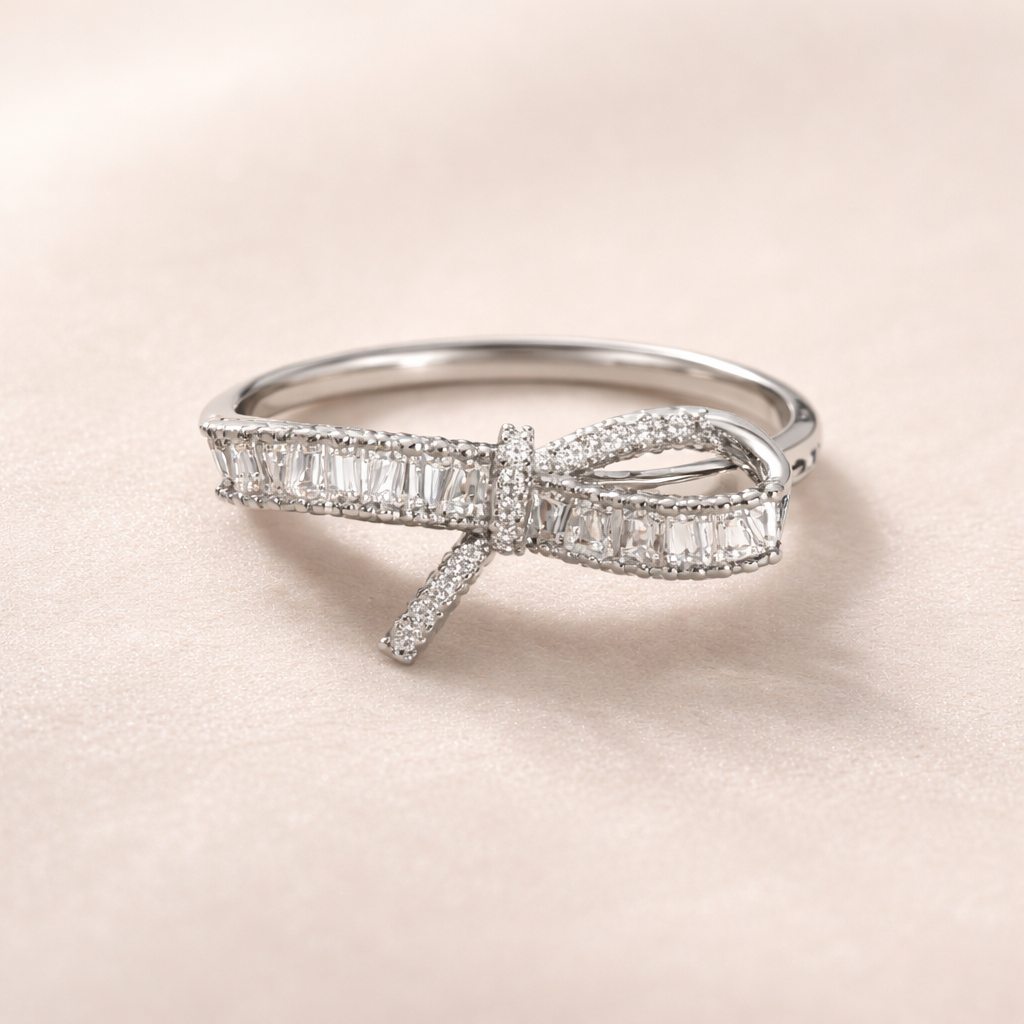 Crystal Bow Ring