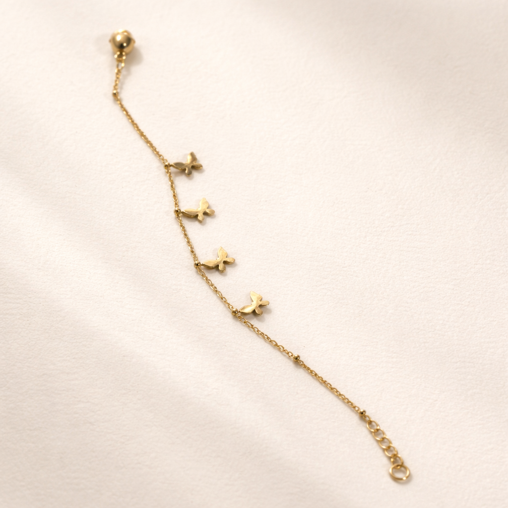 Butterfly Charm Chain Bracelet