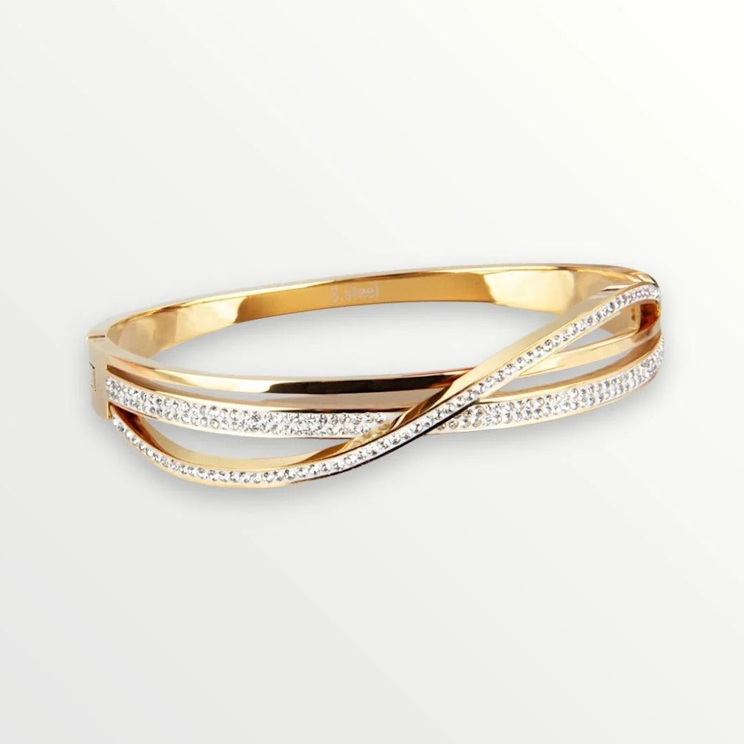 Double-Twist Layered Bracelet