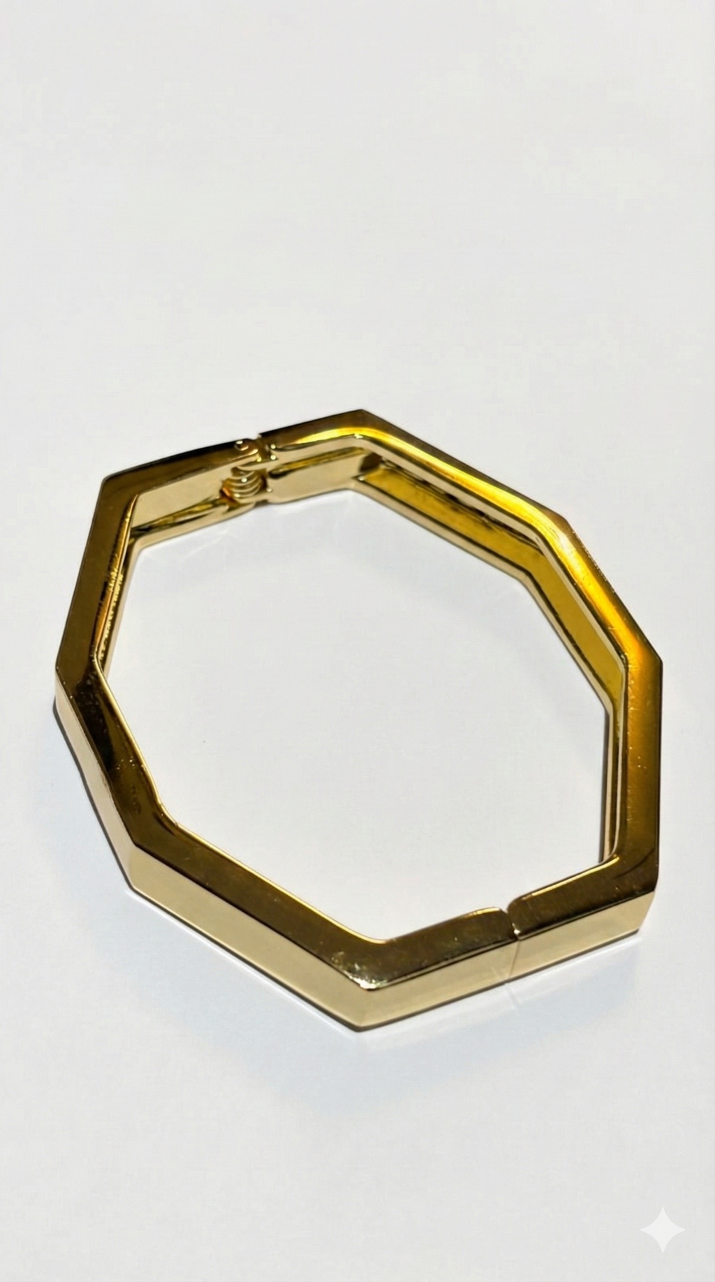 Geometric Hexagon Bangle