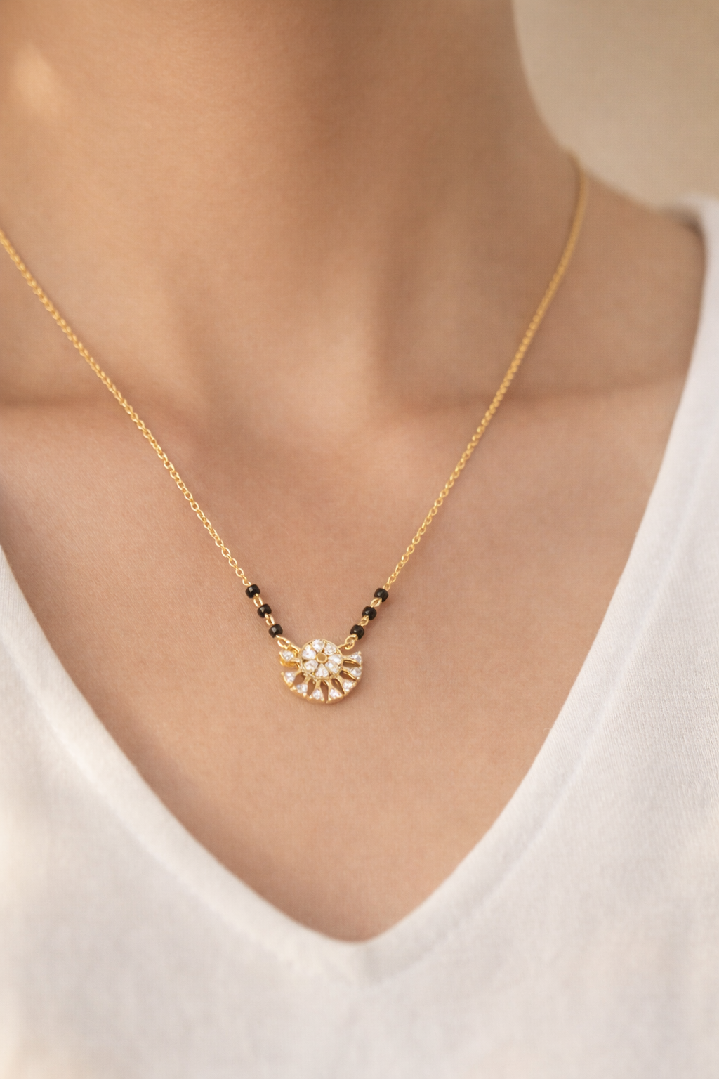 Radiant Crystal Pendant Necklace