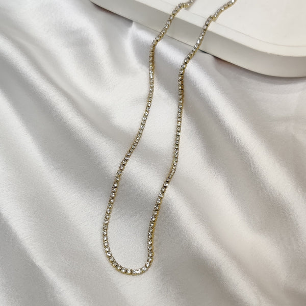 Stone Chain Shiny Necklace