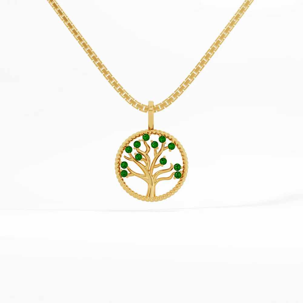 Tree Pendant Elegant Necklace