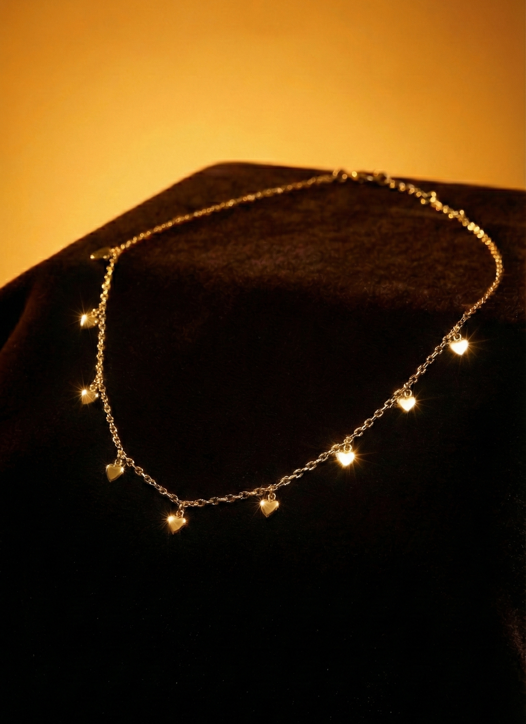 Delicate Heart Charm Necklace
