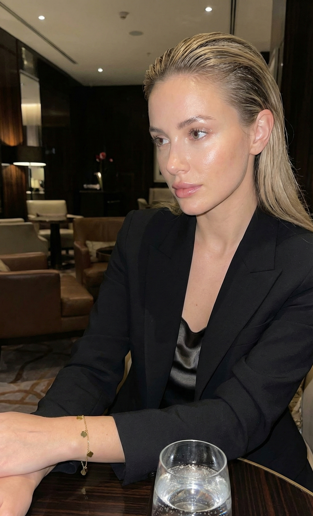 Golden Disc Charm Bracelet