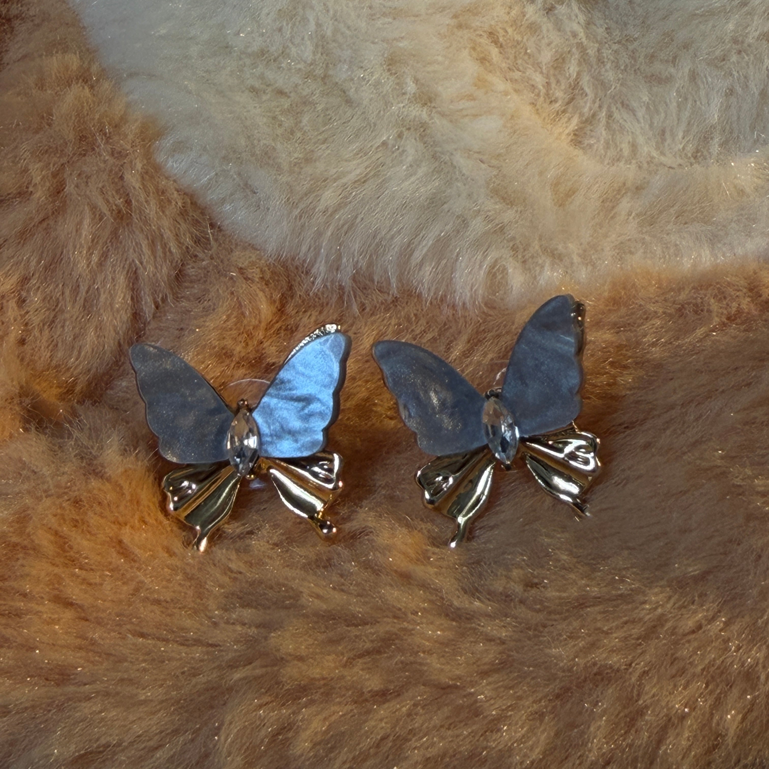 Butterfly Glow Stud Earrings