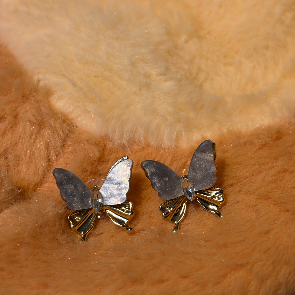 Butterfly Glow Stud Earrings