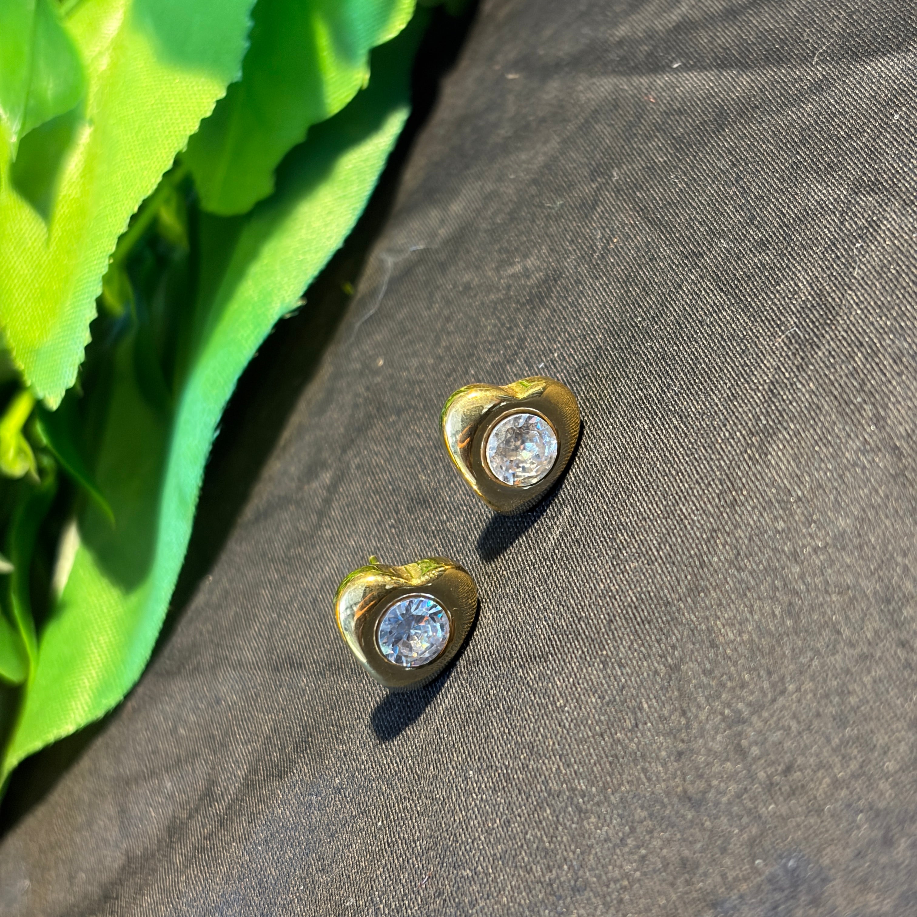 Heart Glow Stud Earrings