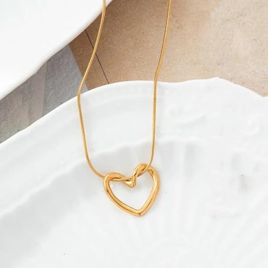 Open Heart Elegant Necklace